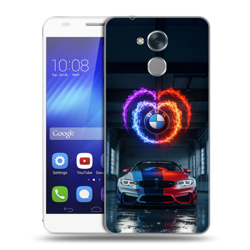 Пластиковый чехол на Huawei Honor 6C с принтом BMW БМВ Пластиковый чехол на Huawei Honor 6C с принтом BMW БМВ
