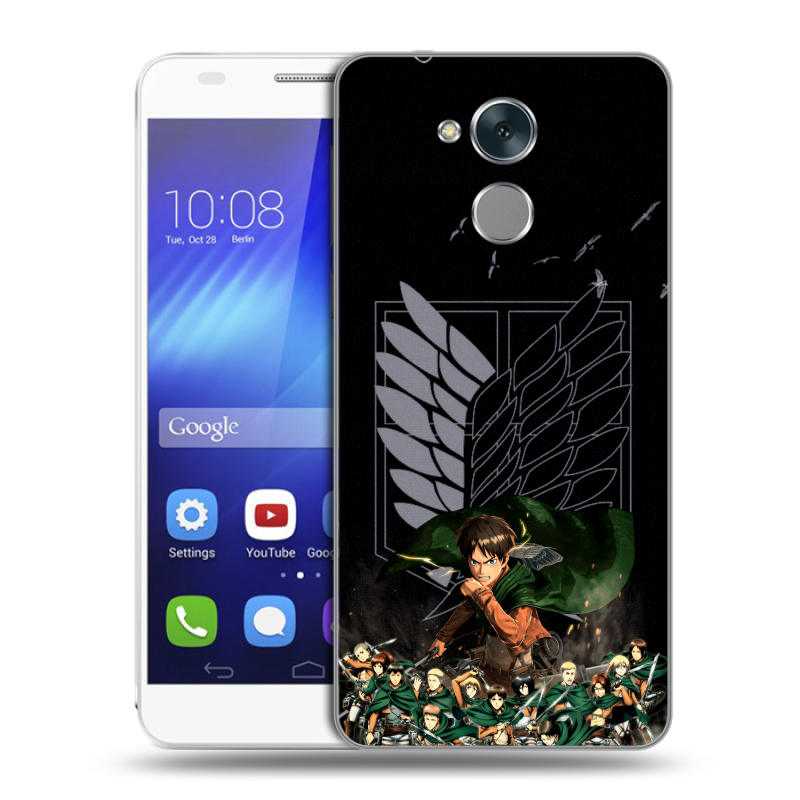 Пластиковый чехол на Huawei Honor 6C с принтом Атака титанов Пластиковый чехол на Huawei Honor 6C с принтом Атака титанов