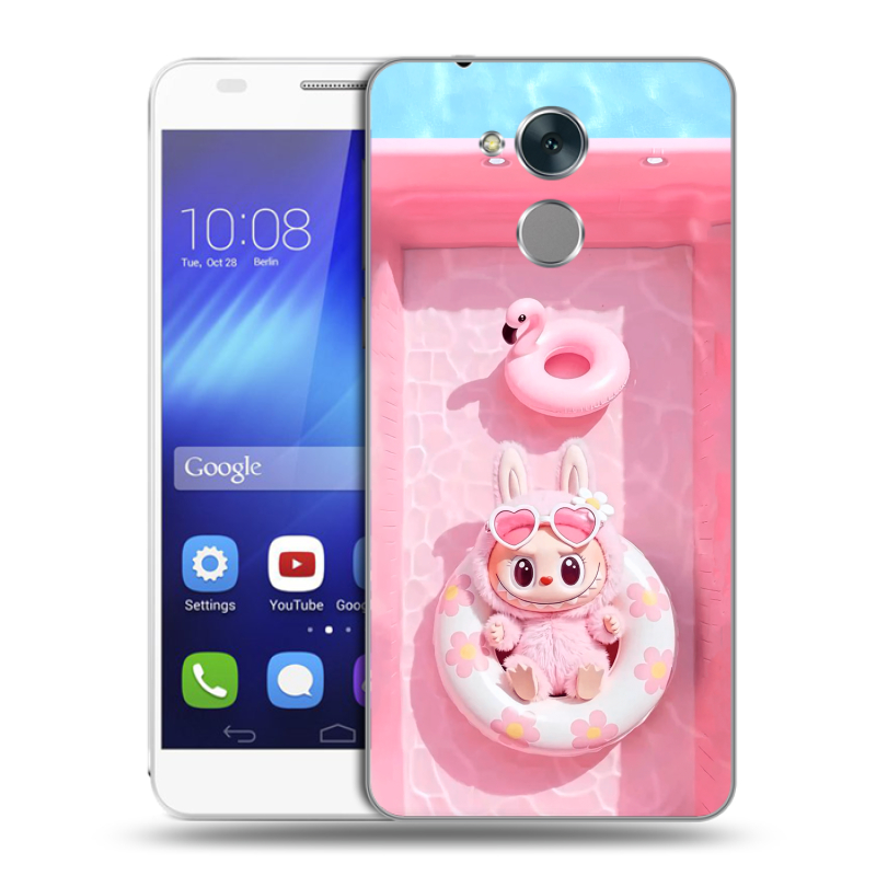 Пластиковый чехол на Huawei Honor 6C с принтом Labubu Лабубу Пластиковый чехол на Huawei Honor 6C с принтом Labubu Лабубу