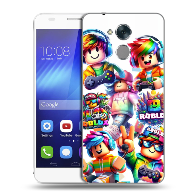 Пластиковый чехол на Huawei Honor 6C с принтом Roblox Роблокс Пластиковый чехол на Huawei Honor 6C с принтом Roblox Роблокс