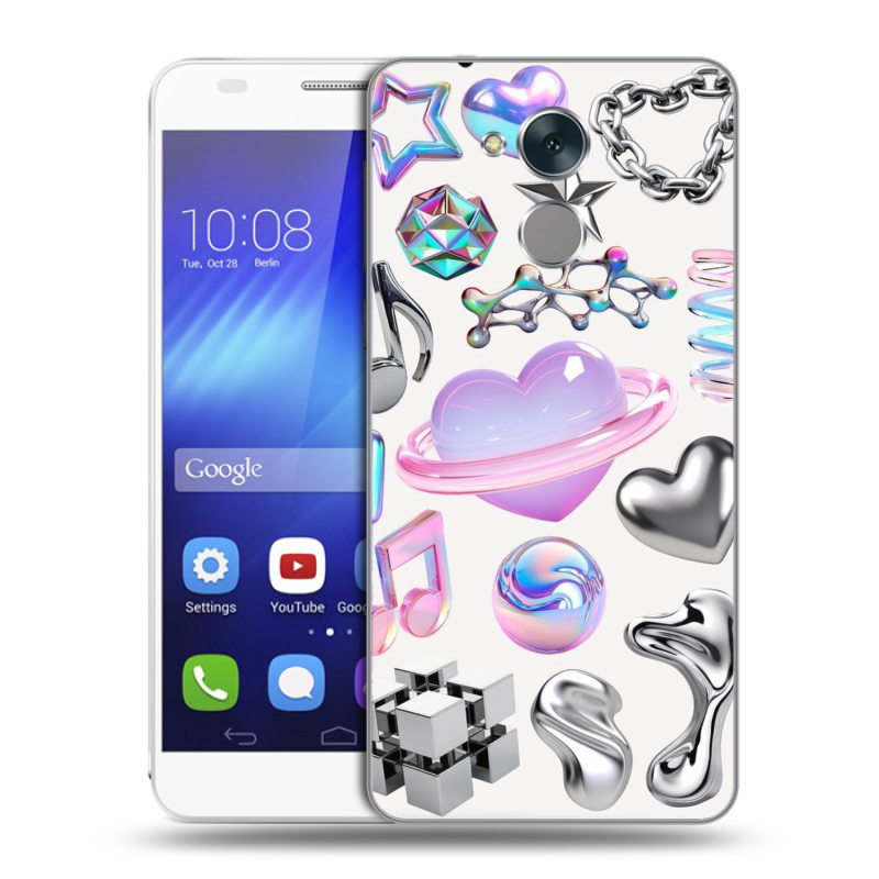 Пластиковый чехол на Huawei Honor 6C с принтом Y2K Пластиковый чехол на Huawei Honor 6C с принтом Y2K