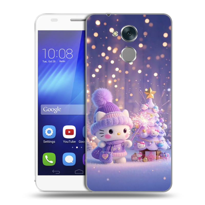 Пластиковый чехол на Huawei Honor 6C с принтом Новый год Пластиковый чехол на Huawei Honor 6C с принтом Новый год