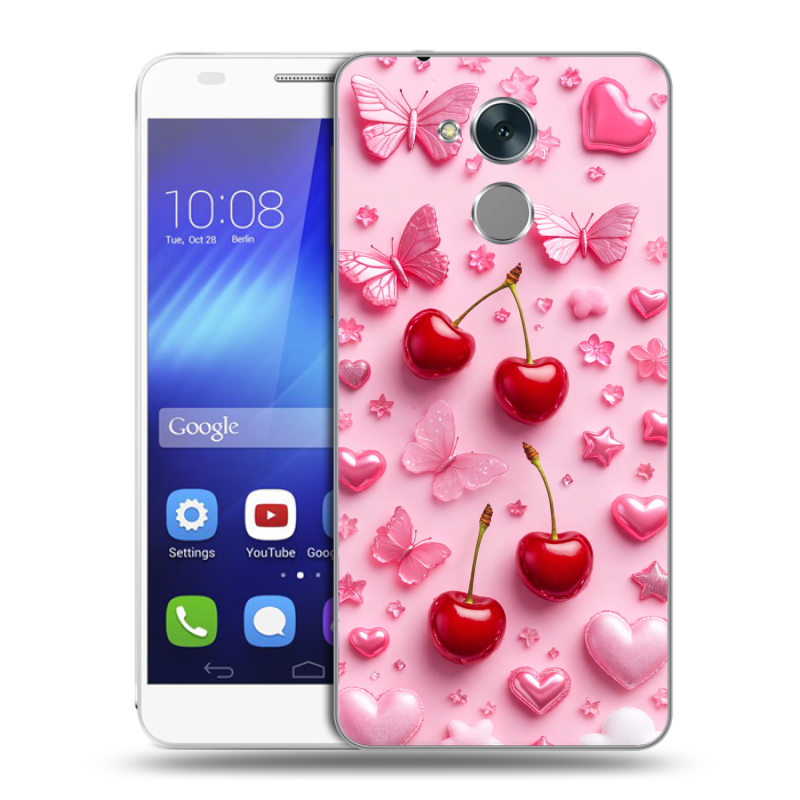 Пластиковый чехол на Huawei Honor 6C с принтом для девочек Пластиковый чехол на Huawei Honor 6C с принтом для девочек