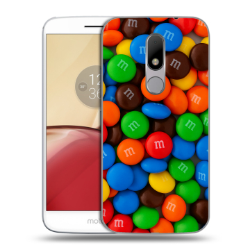 Силиконовый чехол на Lenovo Moto M с принтом Конфеты Силиконовый чехол на Lenovo Moto M с принтом Конфеты