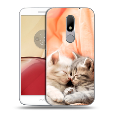 Силиконовый чехол на Lenovo Moto M с принтом Котята Силиконовый чехол на Lenovo Moto M с принтом Котята