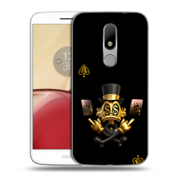Силиконовый чехол на Lenovo Moto M с принтом Золотой скрудж макдак Силиконовый чехол на Lenovo Moto M с принтом Золотой скрудж макдак