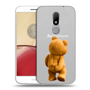 Силиконовый чехол на Lenovo Moto M с принтом Медведь Силиконовый чехол на Lenovo Moto M с принтом Медведь