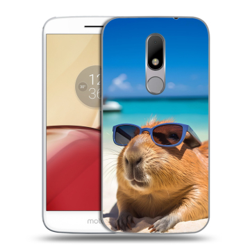 Силиконовый чехол на Lenovo Moto M с принтом Капибара Силиконовый чехол на Lenovo Moto M с принтом Капибара