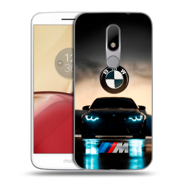 Силиконовый чехол на Lenovo Moto M с принтом БМВ BMW