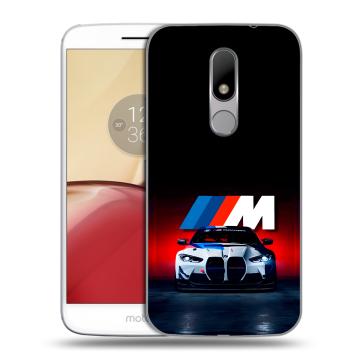 Силиконовый чехол на Lenovo Moto M с принтом БМВ BMW