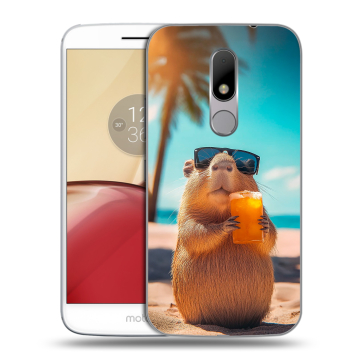 Силиконовый чехол на Lenovo Moto M с принтом Капибара Силиконовый чехол на Lenovo Moto M с принтом Капибара