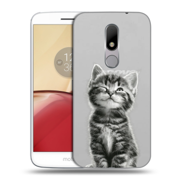 Силиконовый чехол на Lenovo Moto M с принтом Котенок Силиконовый чехол на Lenovo Moto M с принтом Котенок