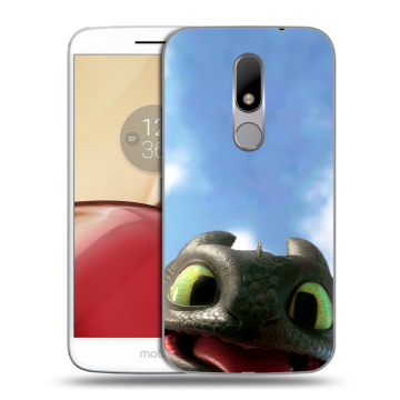 Силиконовый чехол на Lenovo Moto M с принтом Как приручить дракона Силиконовый чехол на Lenovo Moto M с принтом Как приручить дракона