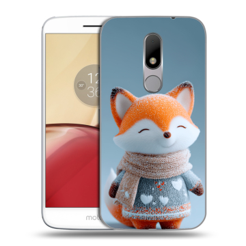 Силиконовый чехол на Lenovo Moto M с принтом Лиса