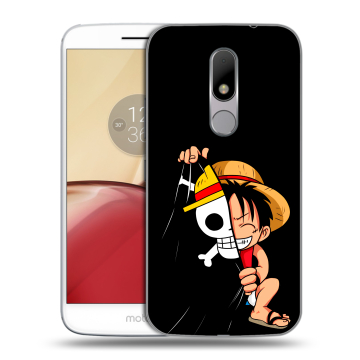 Силиконовый чехол на Lenovo Moto M с принтом One Piece Ван Пис