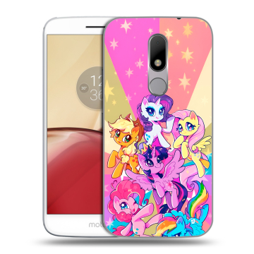 Силиконовый чехол на Lenovo Moto M с принтом My little pony Дружба чудо Силиконовый чехол на Lenovo Moto M с принтом My little pony Дружба чудо