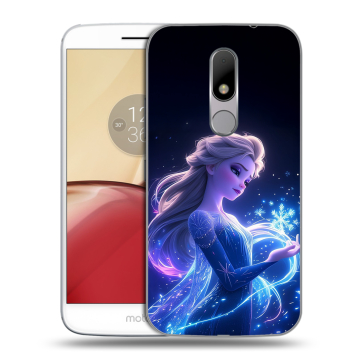 Силиконовый чехол на Lenovo Moto M с принтом Холодное сердце Frozen Силиконовый чехол на Lenovo Moto M с принтом Холодное сердце Frozen