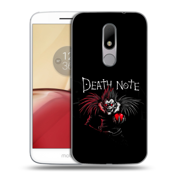 Силиконовый чехол на Lenovo Moto M с принтом Death note Тетрадь смерти Силиконовый чехол на Lenovo Moto M с принтом Death note Тетрадь смерти
