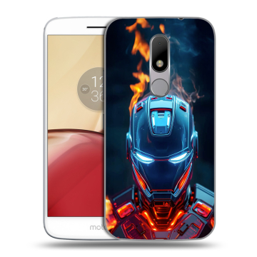 Силиконовый чехол на Lenovo Moto M с принтом IronMan Железный человек Силиконовый чехол на Lenovo Moto M с принтом IronMan Железный человек