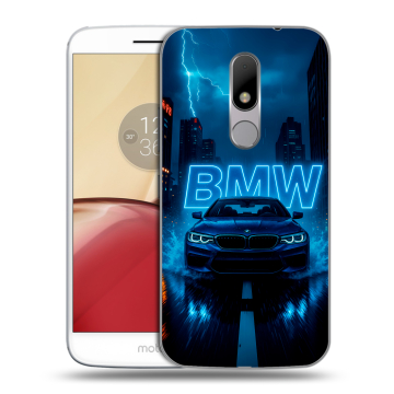 Силиконовый чехол на Lenovo Moto M с принтом BMW БМВ Силиконовый чехол на Lenovo Moto M с принтом BMW БМВ