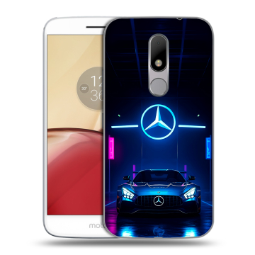 Силиконовый чехол на Lenovo Moto M с принтом Mercedes Мерседес Силиконовый чехол на Lenovo Moto M с принтом Mercedes Мерседес