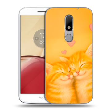 Силиконовый чехол на Lenovo Moto M с принтом Милые котята Силиконовый чехол на Lenovo Moto M с принтом Милые котята