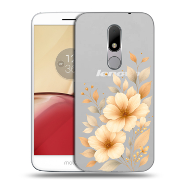 Силиконовый чехол на Lenovo Moto M с принтом для девушки
