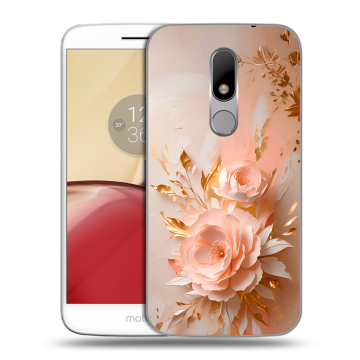 Силиконовый чехол на Lenovo Moto M с принтом женский