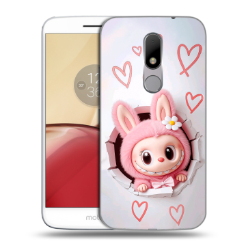 Силиконовый чехол на Lenovo Moto M с принтом Labubu Лабубу Силиконовый чехол на Lenovo Moto M с принтом Labubu Лабубу