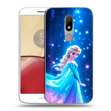 Силиконовый чехол на Lenovo Moto M с принтом Холодное сердце Frozen Силиконовый чехол на Lenovo Moto M с принтом Холодное сердце Frozen