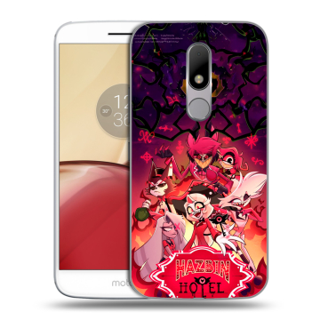 Силиконовый чехол на Lenovo Moto M с принтом Hazbin Hotel Отель Хазбин Силиконовый чехол на Lenovo Moto M с принтом Hazbin Hotel Отель Хазбин