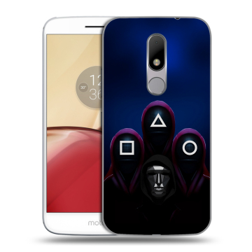 Силиконовый чехол на Lenovo Moto M с принтом Игра Кальмара