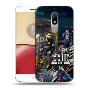 Силиконовый чехол на Lenovo Moto M с принтом Messi Barcelona Силиконовый чехол на Lenovo Moto M с принтом Messi Barcelona