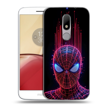 Силиконовый чехол на Lenovo Moto M с принтом Spiderman Человек паук Силиконовый чехол на Lenovo Moto M с принтом Spiderman Человек паук