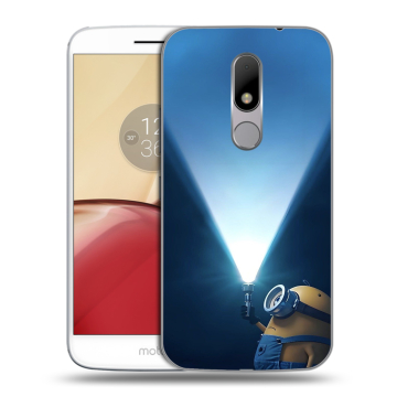 Силиконовый чехол на Lenovo Moto M с принтом Миньоны Силиконовый чехол на Lenovo Moto M с принтом Миньоны