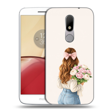 Силиконовый чехол на Lenovo Moto M с принтом женский Силиконовый чехол на Lenovo Moto M с принтом женский