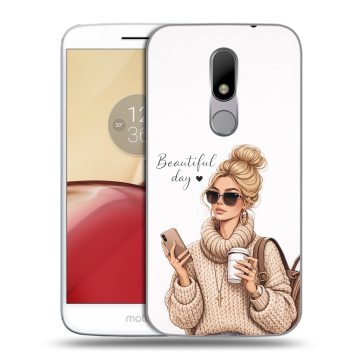 Силиконовый чехол на Lenovo Moto M с принтом женский Силиконовый чехол на Lenovo Moto M с принтом женский