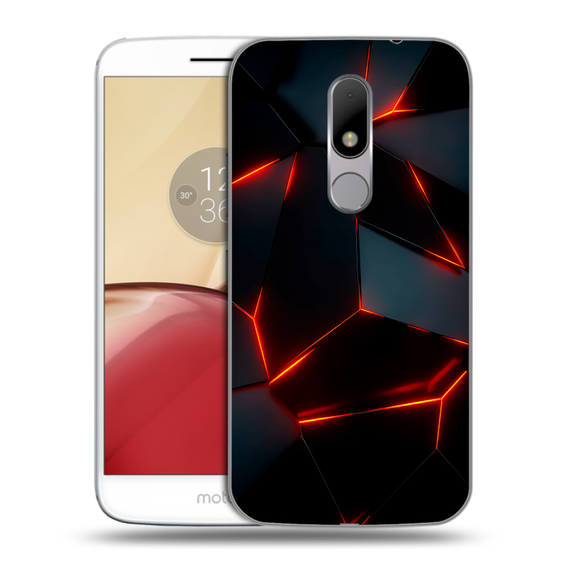 Силиконовый чехол на Lenovo Moto M с принтом Яркие абстракции Силиконовый чехол на Lenovo Moto M с принтом Яркие абстракции