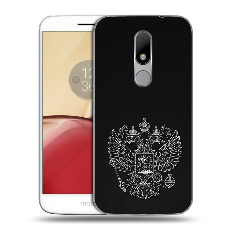 Силиконовый чехол на Lenovo Moto M с принтом Герб России Силиконовый чехол на Lenovo Moto M с принтом Герб России
