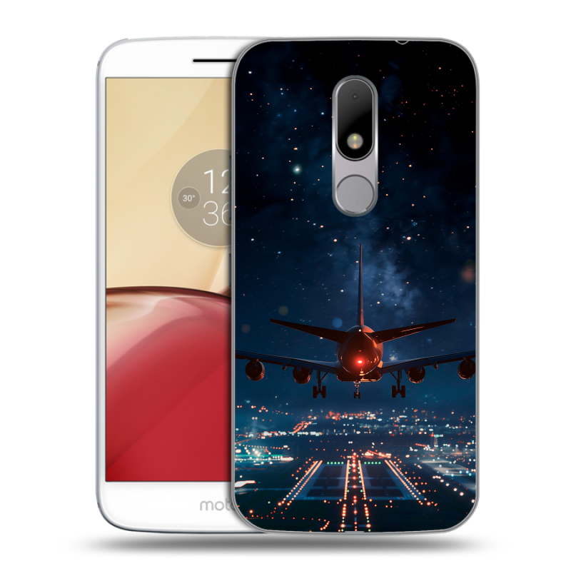 Пластиковый чехол на Lenovo Moto M с принтом самолет Пластиковый чехол на Lenovo Moto M с принтом самолет