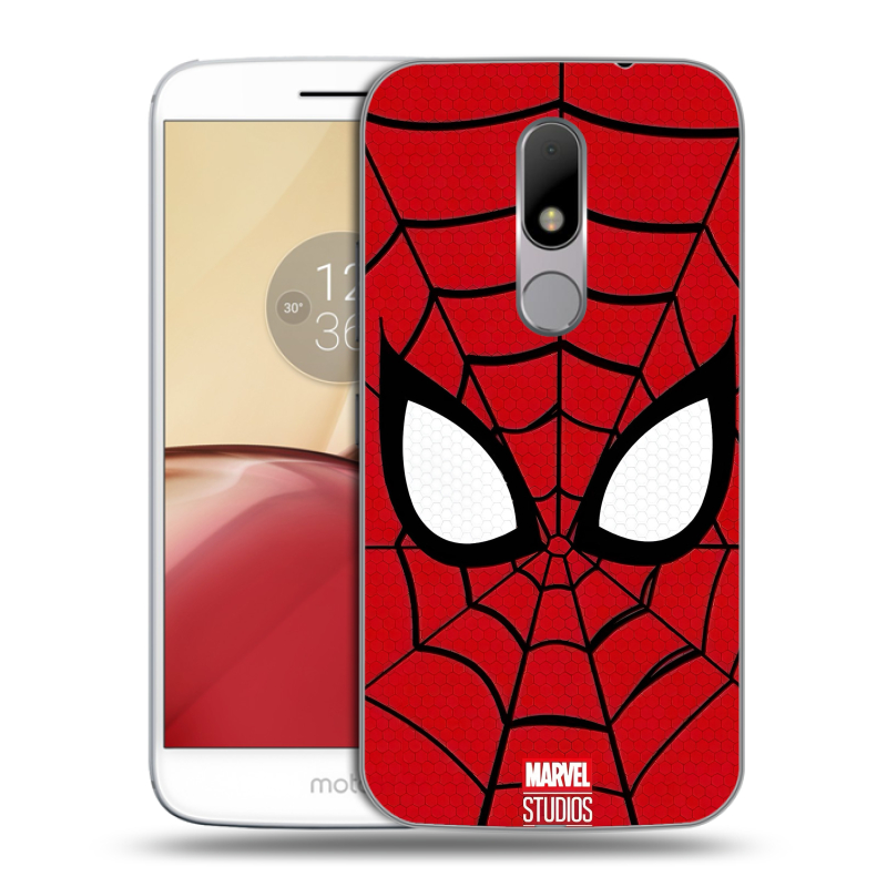 Пластиковый чехол на Lenovo Moto M с принтом человек паук spiderman Пластиковый чехол на Lenovo Moto M с принтом человек паук spiderman