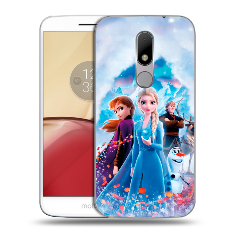 Силиконовый чехол на Lenovo Moto M с принтом Холодное сердце Frozen Силиконовый чехол на Lenovo Moto M с принтом Холодное сердце Frozen