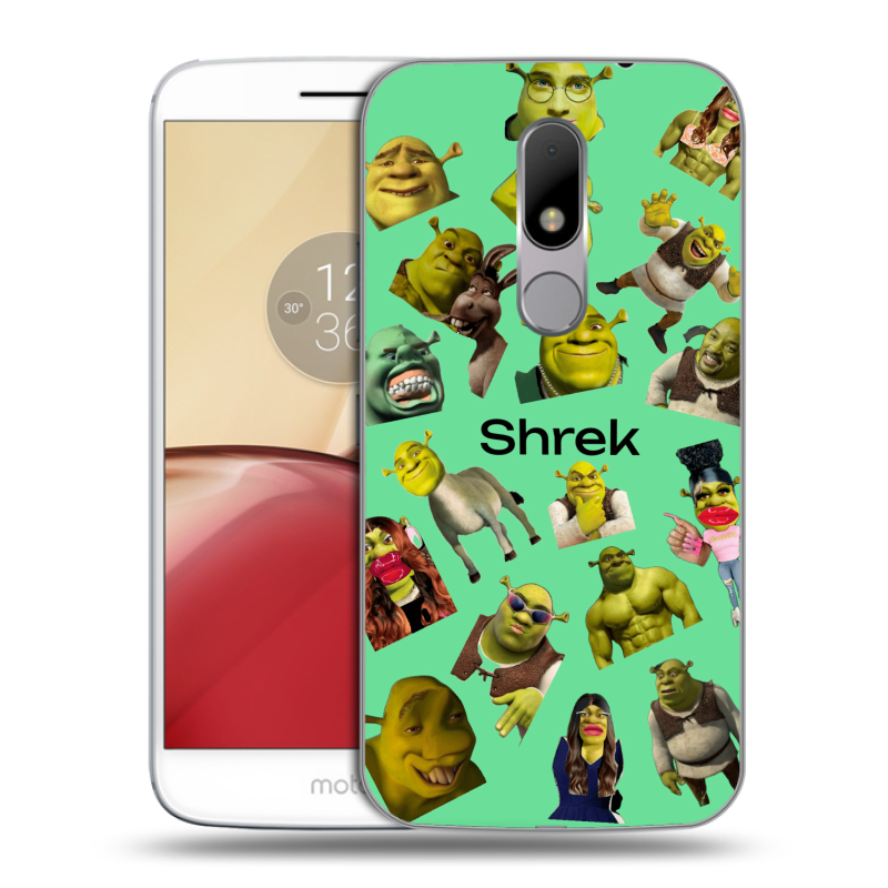 Пластиковый чехол на Lenovo Moto M с принтом Шрек Shrek Пластиковый чехол на Lenovo Moto M с принтом Шрек Shrek
