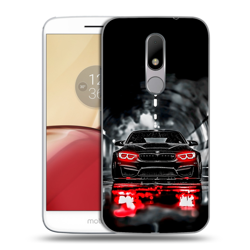 Силиконовый чехол на Lenovo Moto M с принтом BMW БМВ Силиконовый чехол на Lenovo Moto M с принтом BMW БМВ