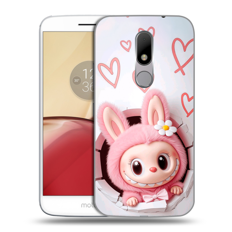 Силиконовый чехол на Lenovo Moto M с принтом Labubu Лабубу Силиконовый чехол на Lenovo Moto M с принтом Labubu Лабубу