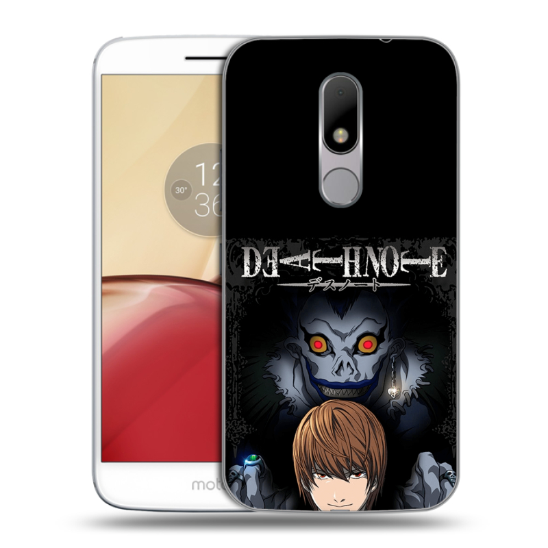 Силиконовый чехол на Lenovo Moto M с принтом Death note Тетрадь смерти Силиконовый чехол на Lenovo Moto M с принтом Death note Тетрадь смерти