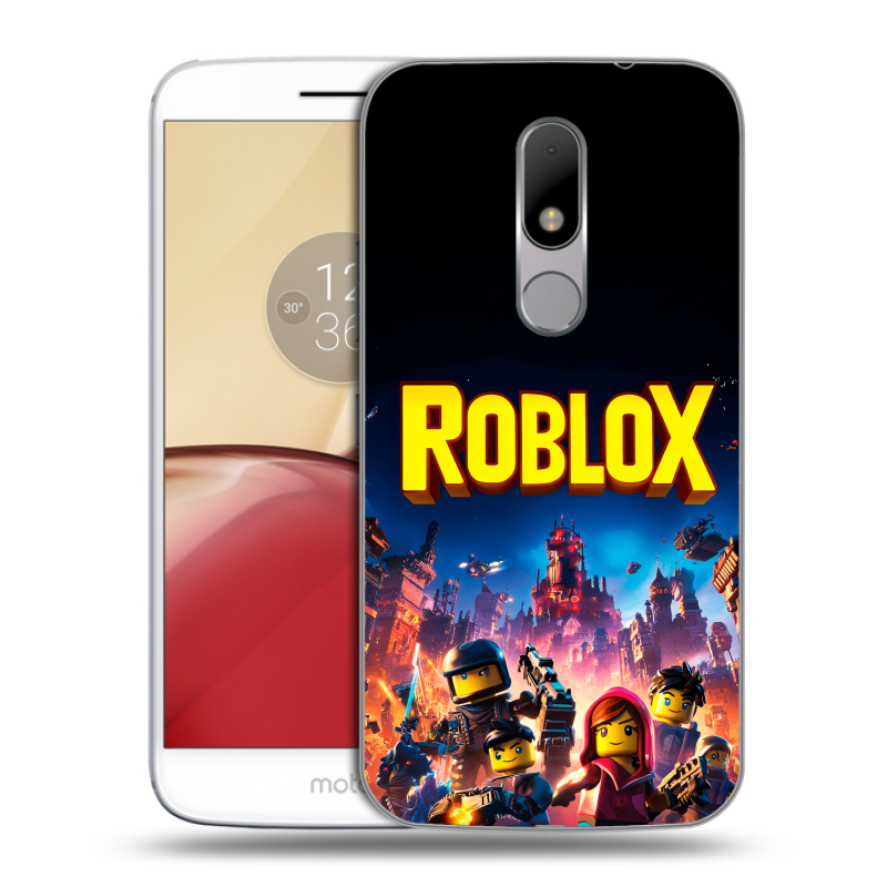 Силиконовый чехол на Lenovo Moto M с принтом Roblox Роблокс Силиконовый чехол на Lenovo Moto M с принтом Roblox Роблокс