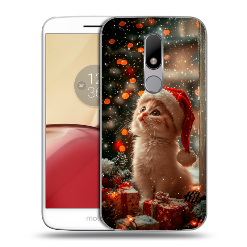 Пластиковый чехол на Lenovo Moto M с принтом Новый год Пластиковый чехол на Lenovo Moto M с принтом Новый год