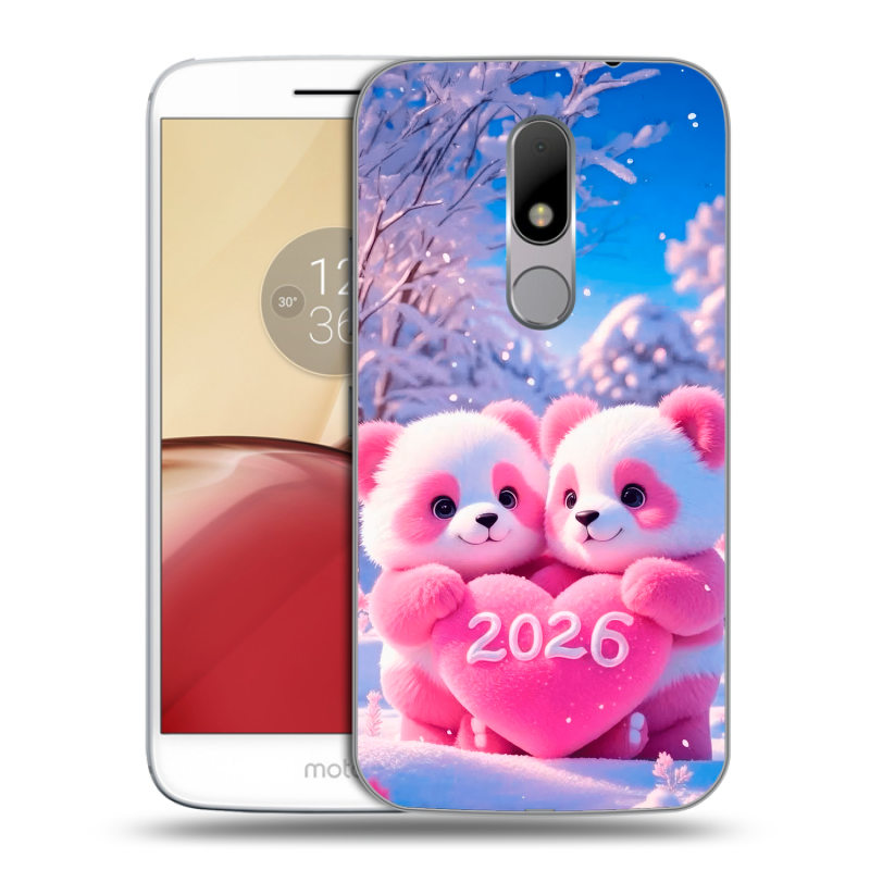 Пластиковый чехол на Lenovo Moto M с принтом Новый год Пластиковый чехол на Lenovo Moto M с принтом Новый год