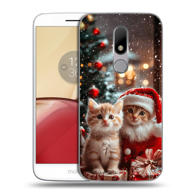 Пластиковый чехол на Lenovo Moto M с принтом Новый год Пластиковый чехол на Lenovo Moto M с принтом Новый год